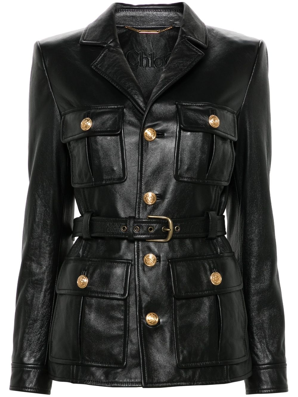 ジャケット Chloe Jackets Chloe - Leather biker jacket Chloe