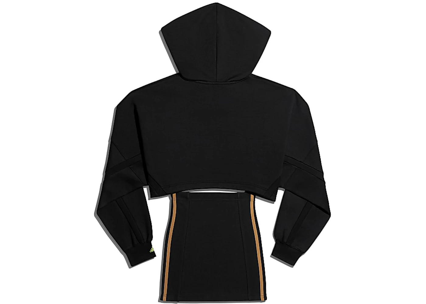adidas Ivy Park Hooded Cutout Dress Black - 2