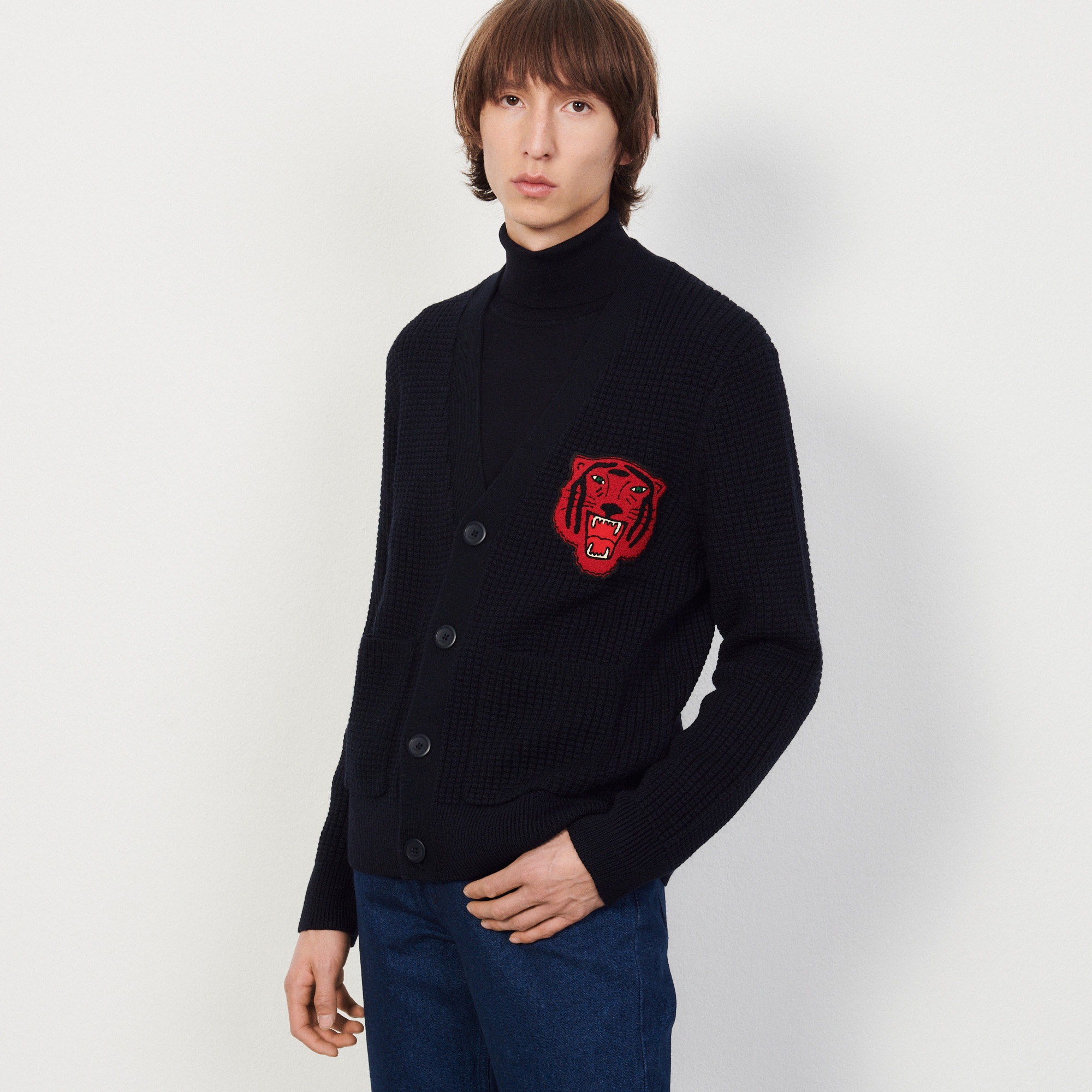 Cardigan with patch - 2