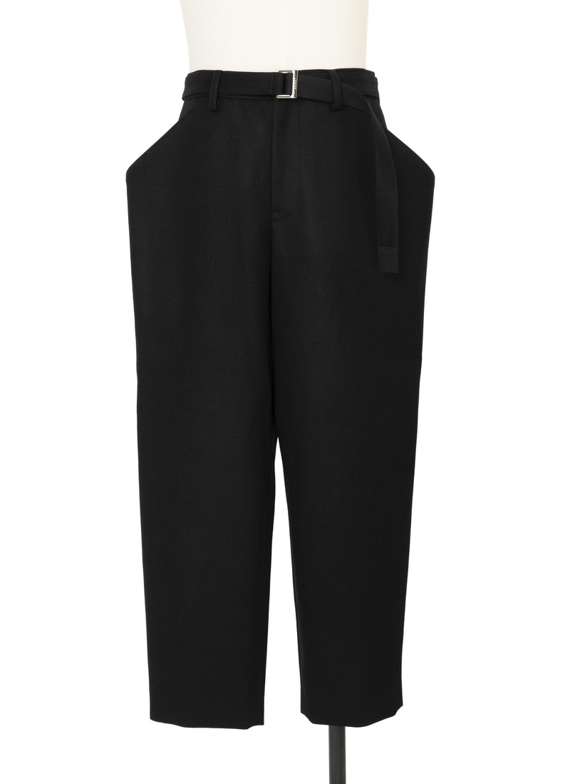 Wool Melton Pants 1