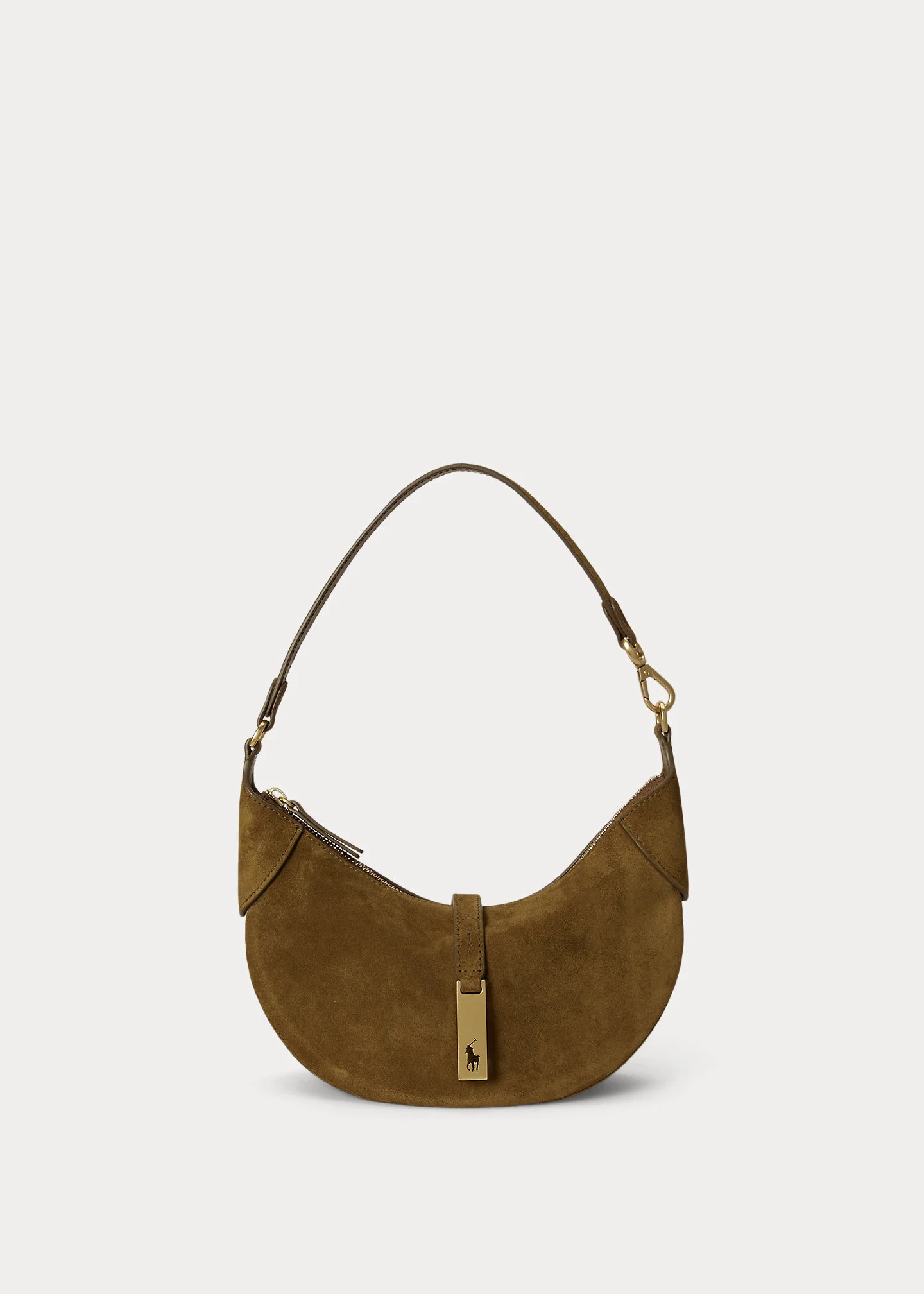 Polo ID Suede Mini Shoulder Bag - 1