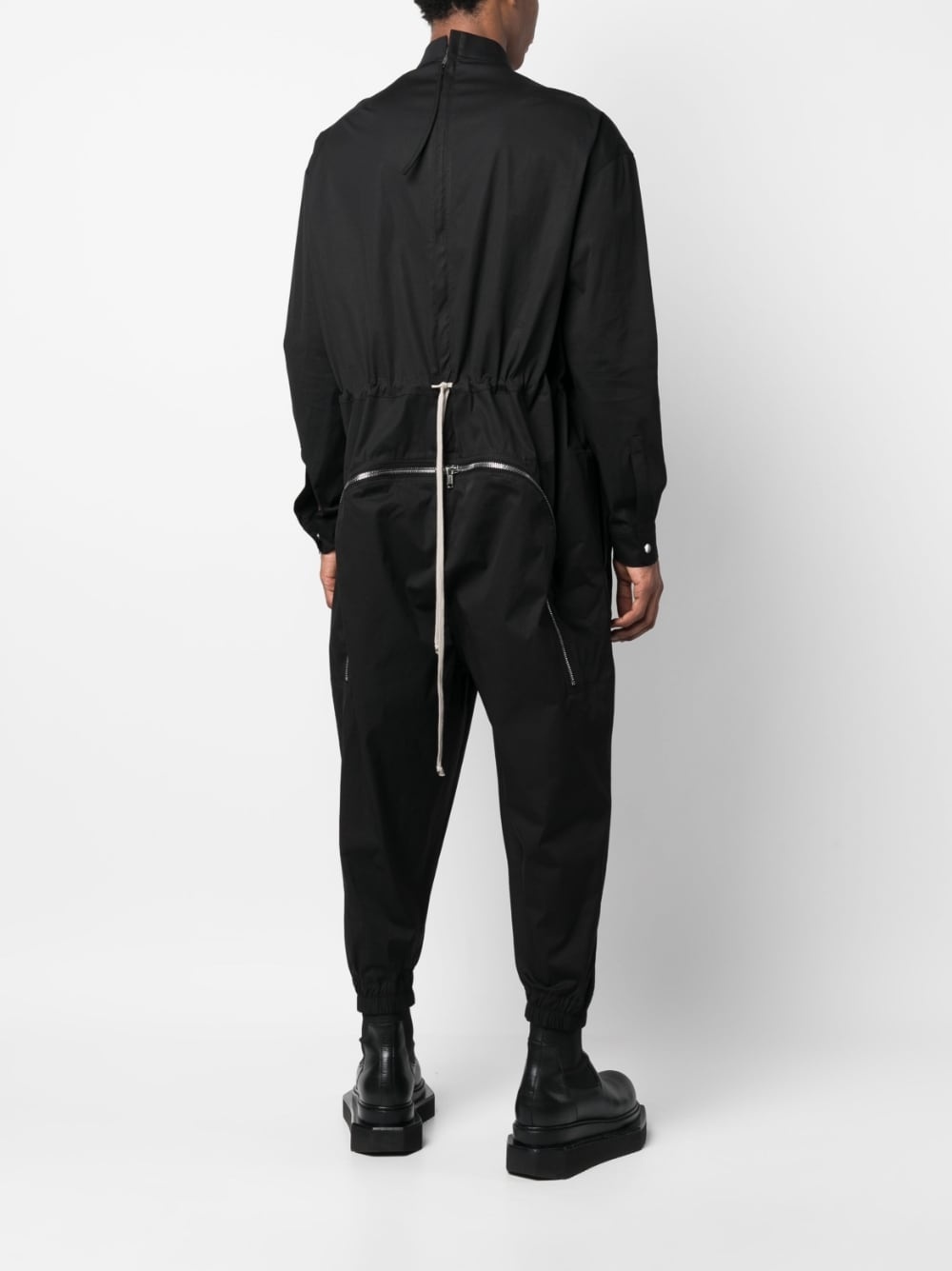 high-neck balloon-fit jumpsuit - 4