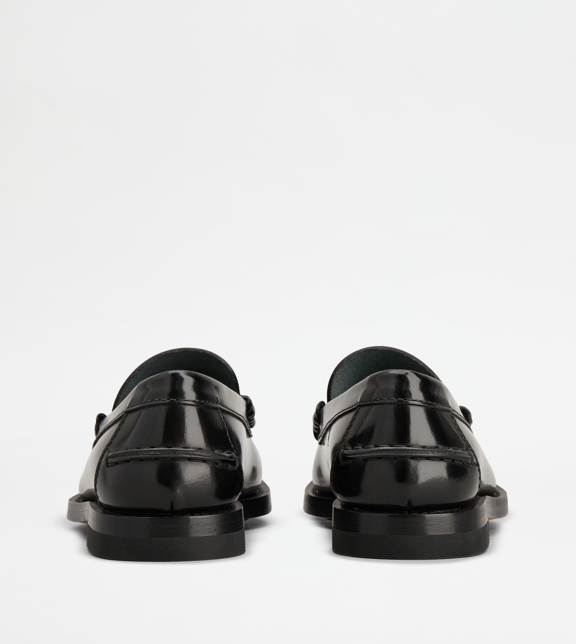 LOAFERS IN LEATHER - BLACK - 3