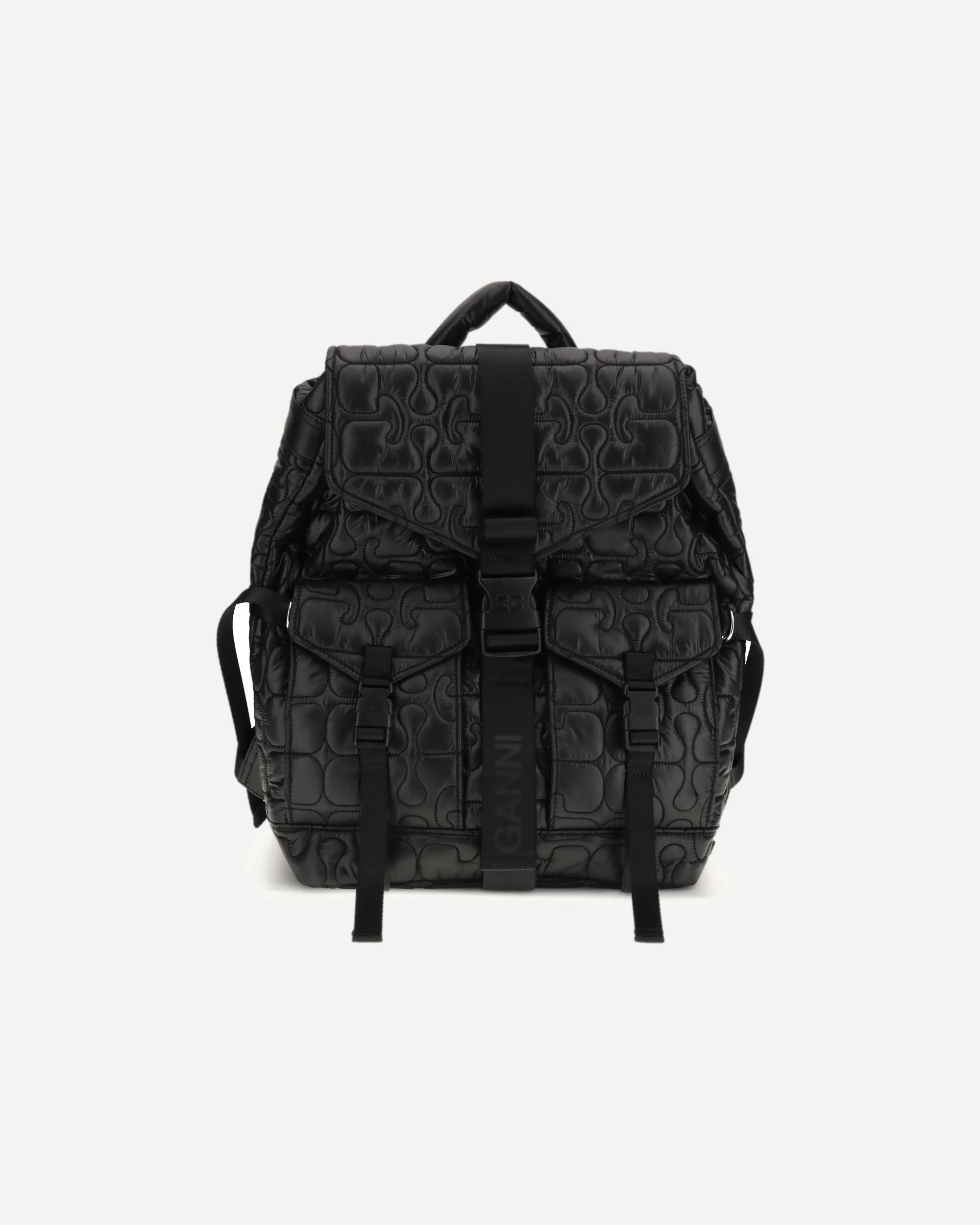 Quilted Backpack - 1