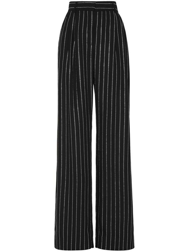 striped tailored trousers 1