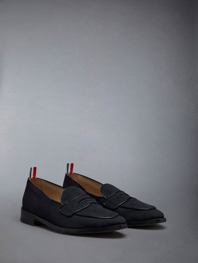 Thom Browne Grosgrain Flexible Leather Sole Varsity Penny Loafer outlook