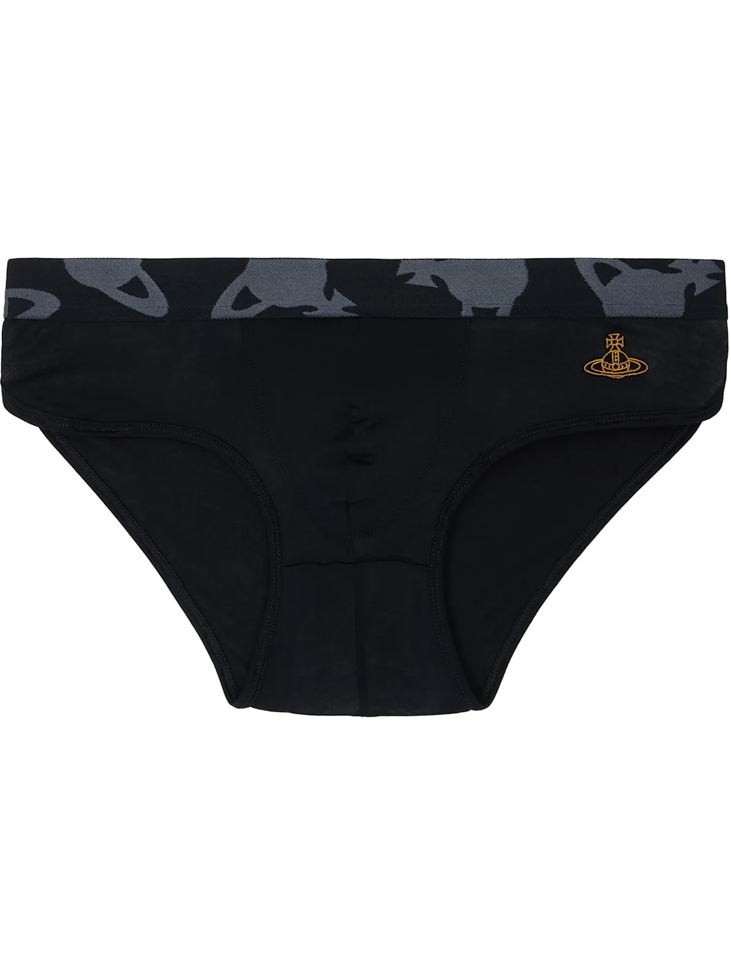 Black Orb Waistband Briefs - 1