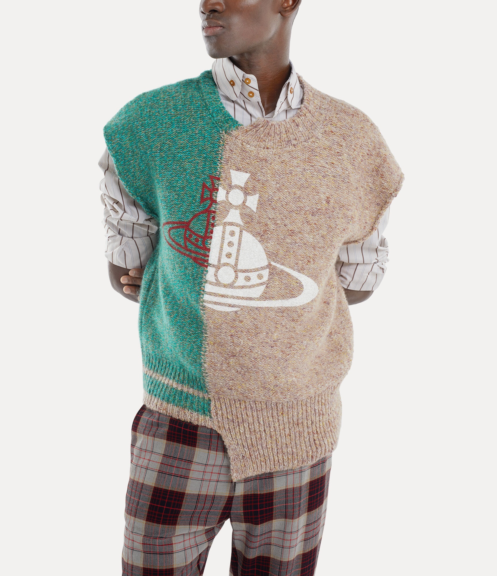 HALF&HALF VEST - 5