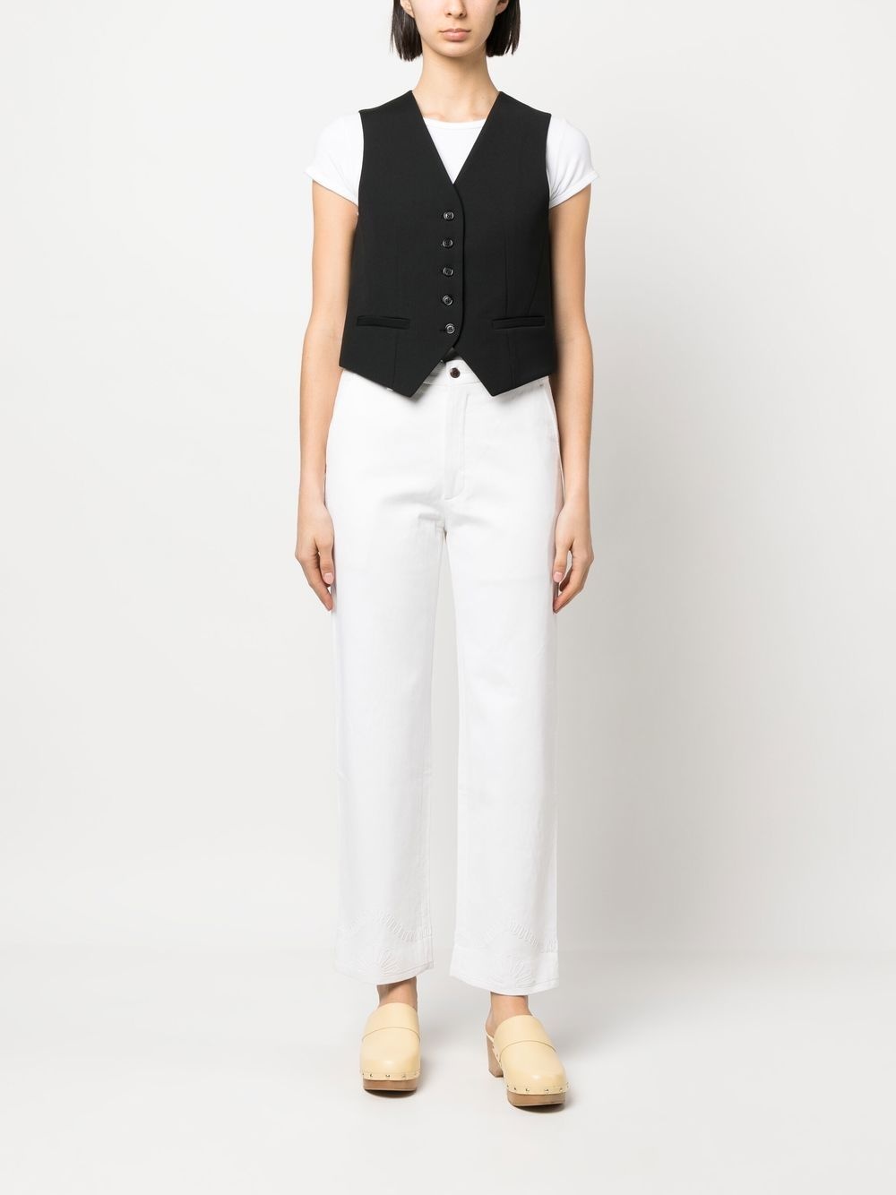 tailored straight trousers - 3