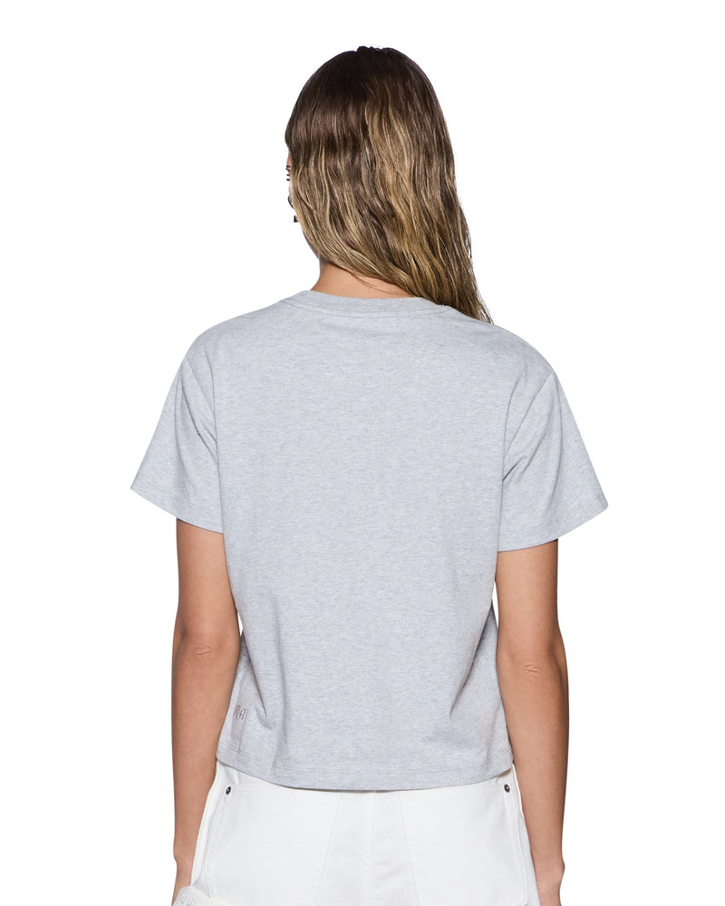 KSUBI PLAID SHRUNKEN SS TEE GREY MARLE 4