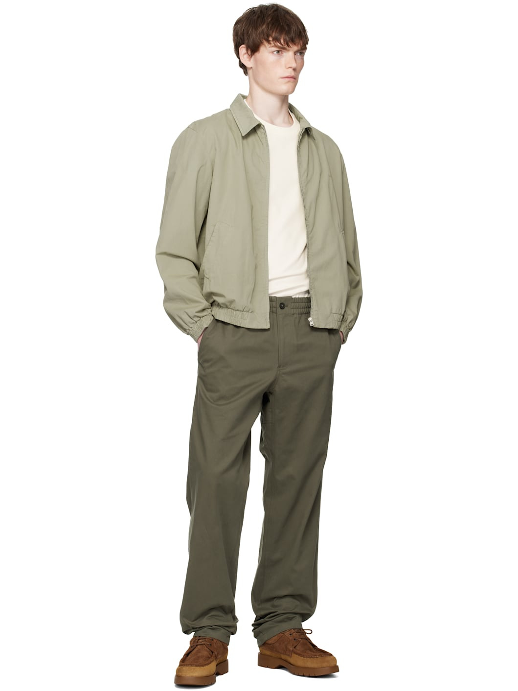 Khaki Chuck Trousers - 4