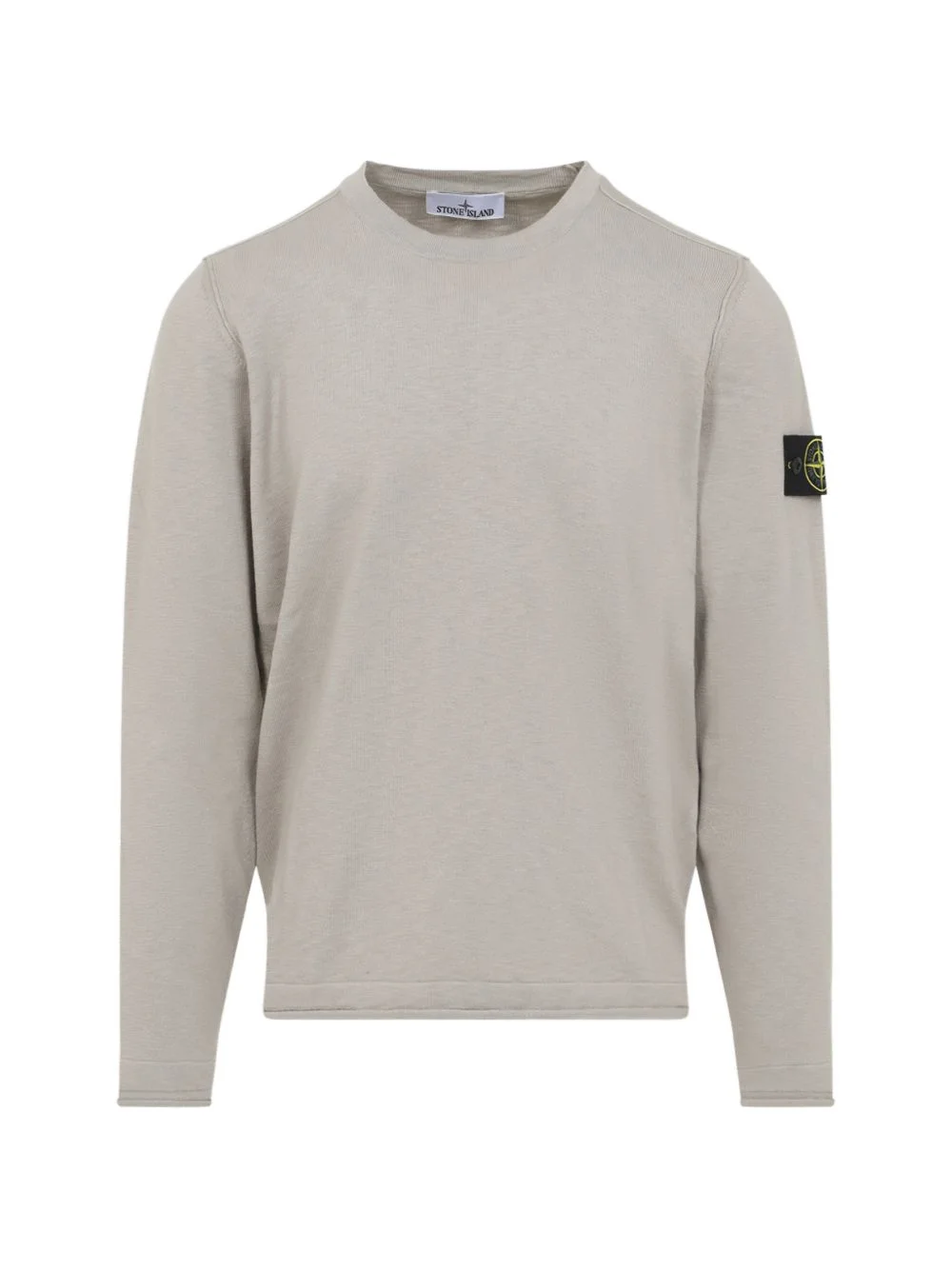 logo-patch crew-neck sweater - 1