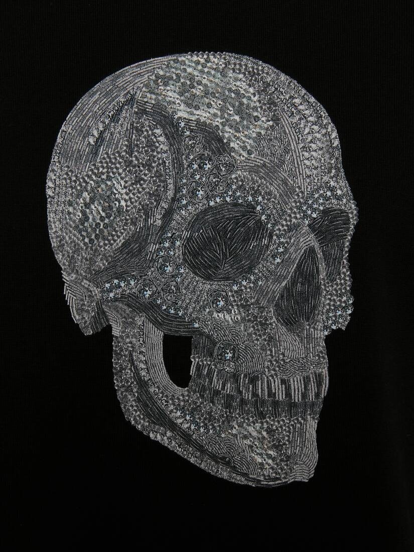 Skull T-shirt in Black - 5