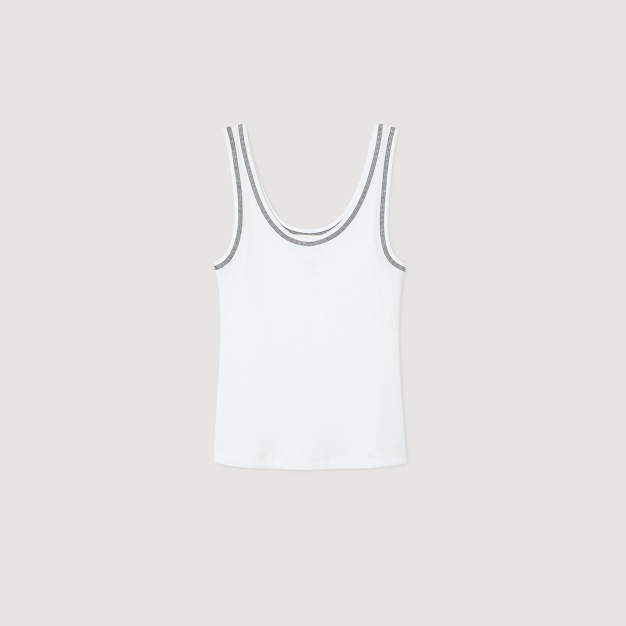 RIBBED VEST TOP - 6