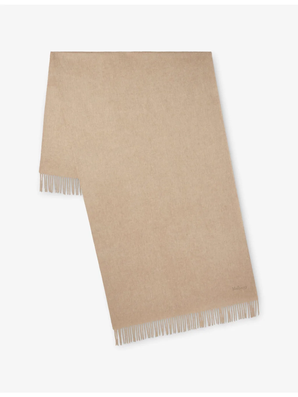 Solid Merino Wool Scarf - 1