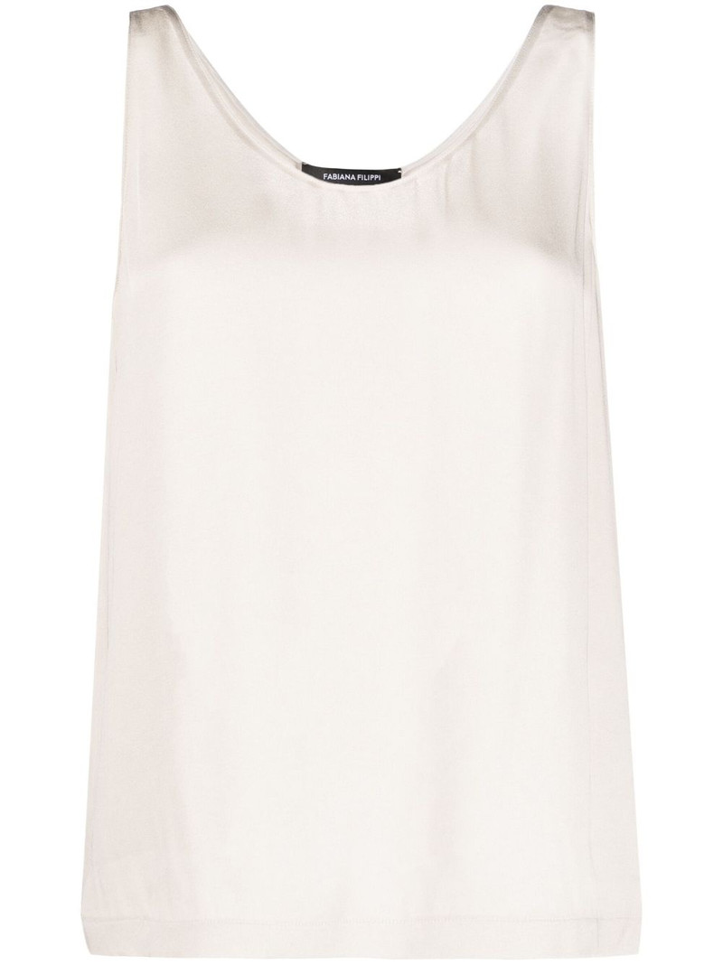 scoop-neck tank top 1
