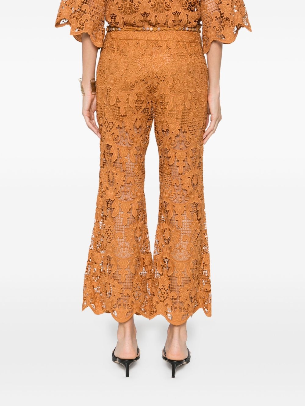 Coco Lace flared trousers - 4