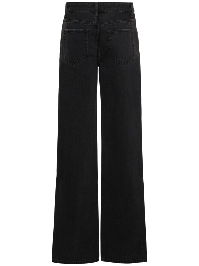 Meya asymmetric waist denim jeans - 5