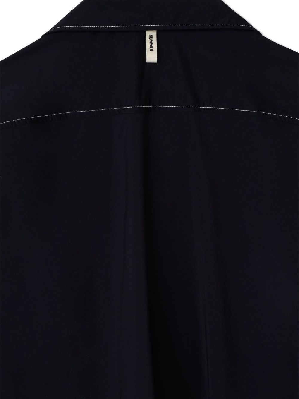 short-sleeve contrast-stitch shirt - 3