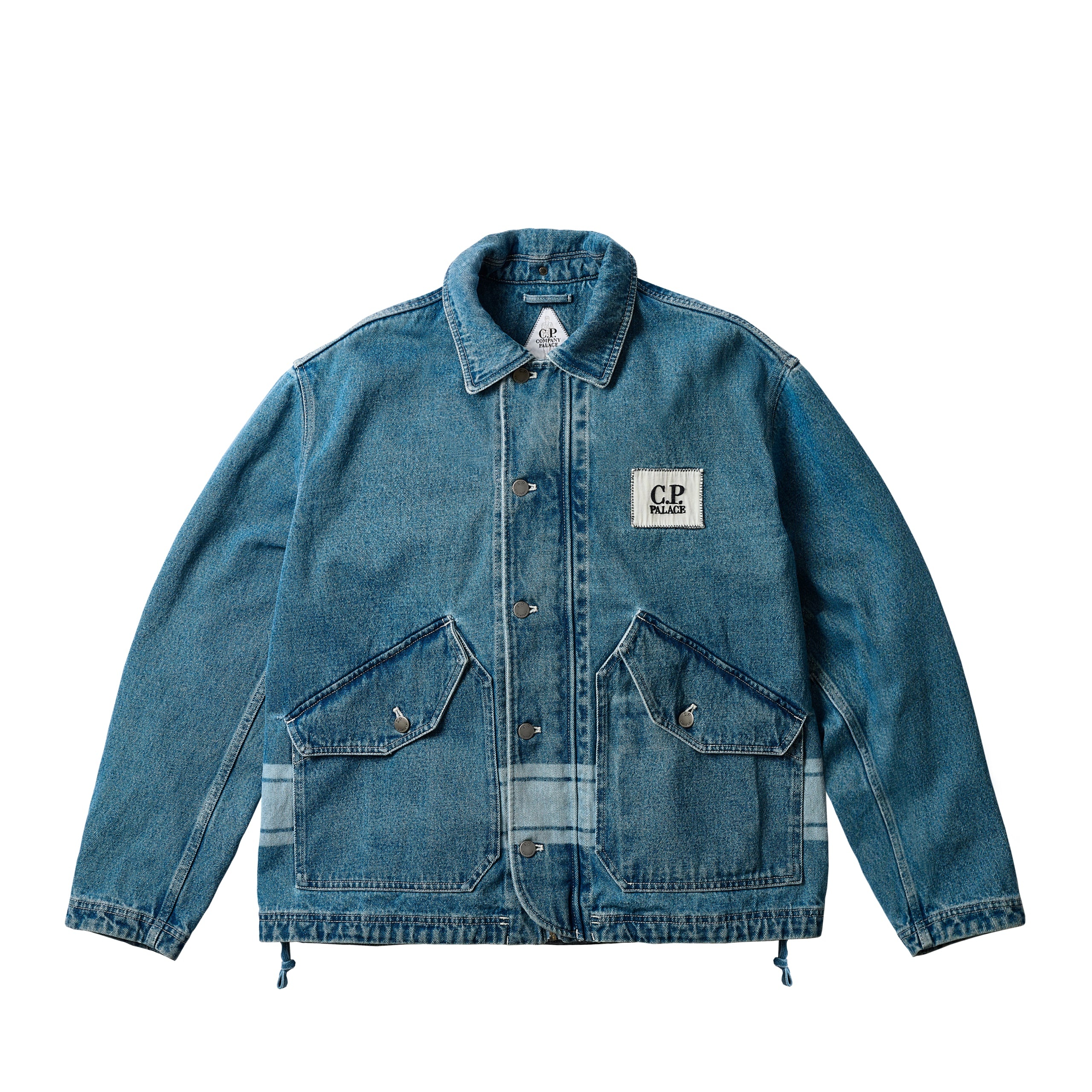 PALACE C.P. COMPANY DENIM 14 3/4OZ GOGGLE JACKET DENIM - 7