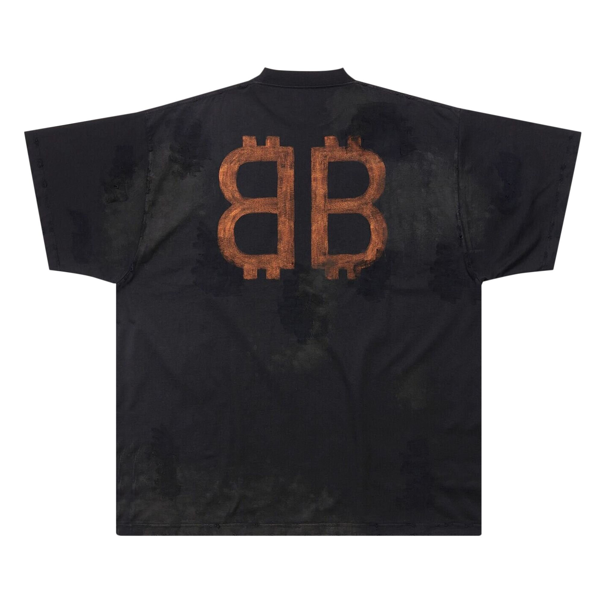 Balenciaga Oversized T-Shirt 'Washed Black' - 2