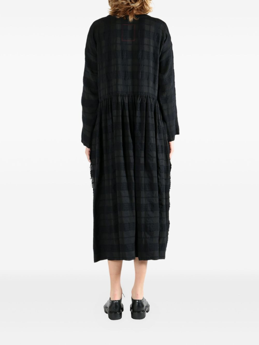 Alexa checked gathered dress - 4