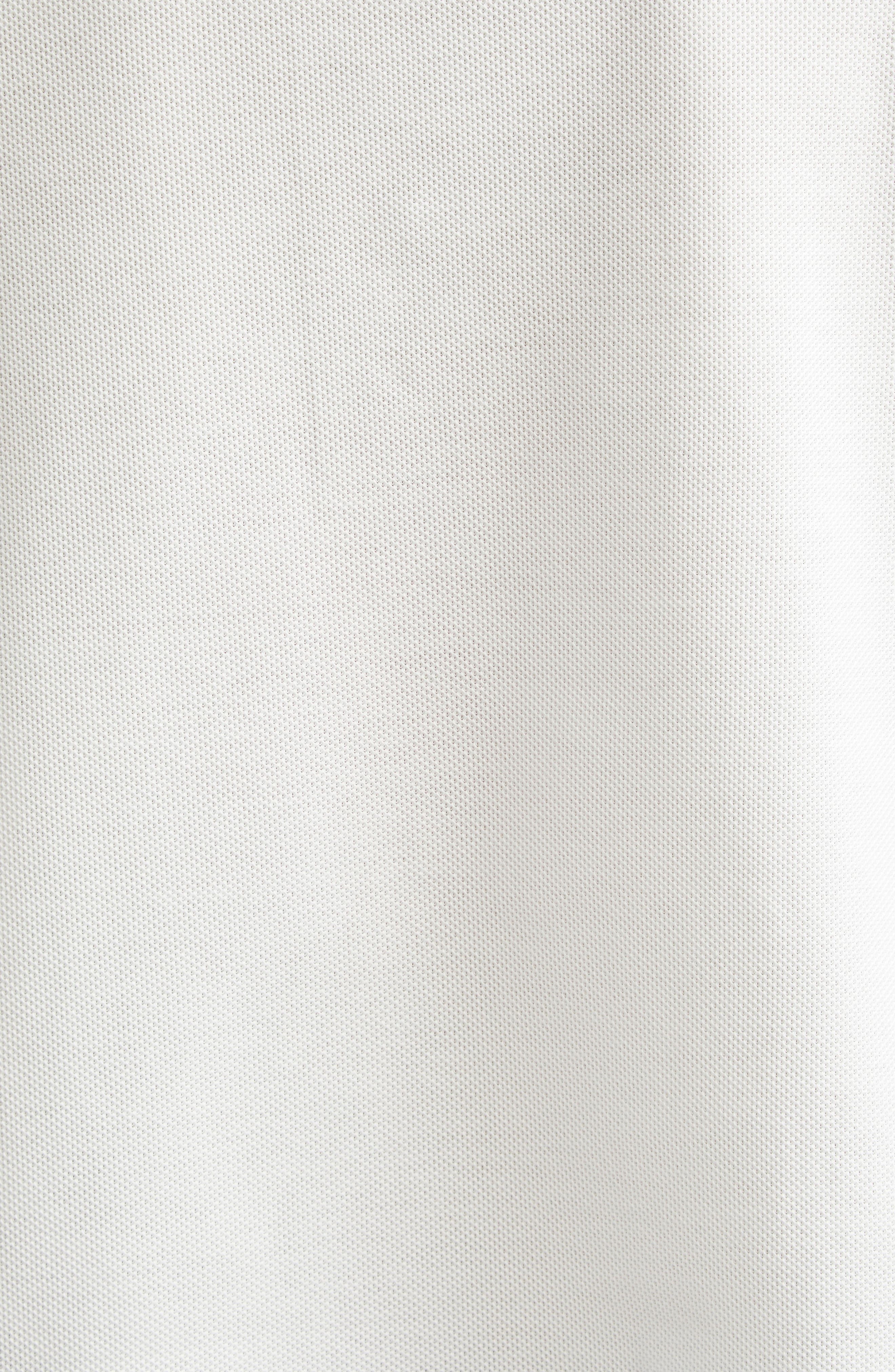 burberry EKD Stamp Crop Cotton Piqué Polo in Chalk at Nordstrom - 6