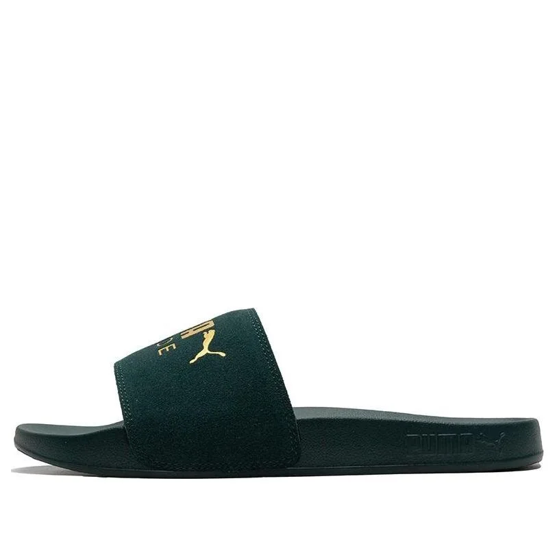 PUMA Leadcat Slides 'Green Gold' 398678-03 - 1