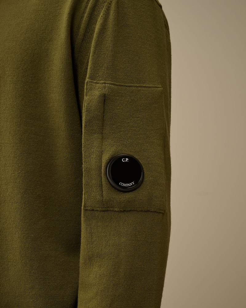 Extrafine Merino Wool Polo Sweater 5