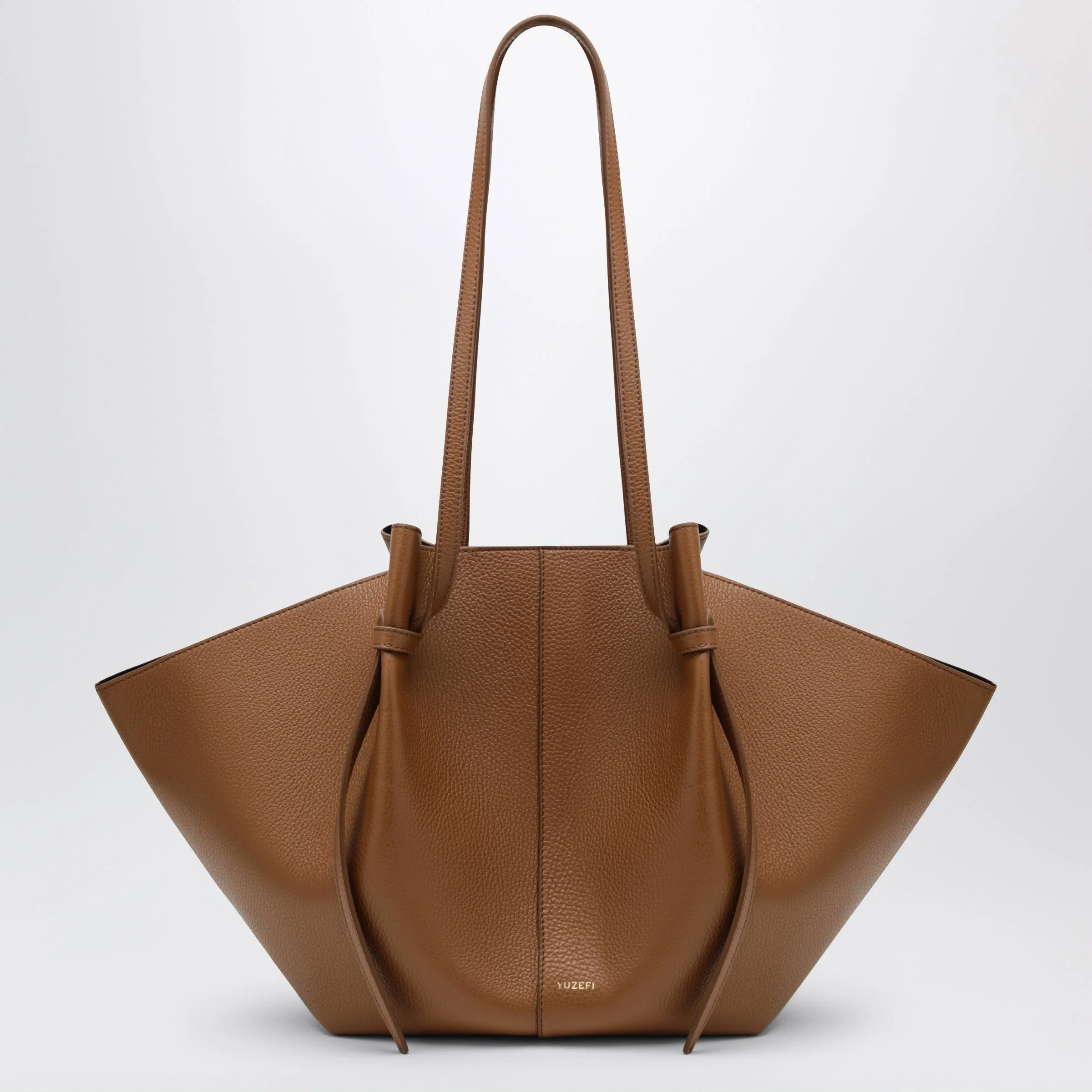 Large Mochi Bag in Hazel Pebble-Grained Leather - 1