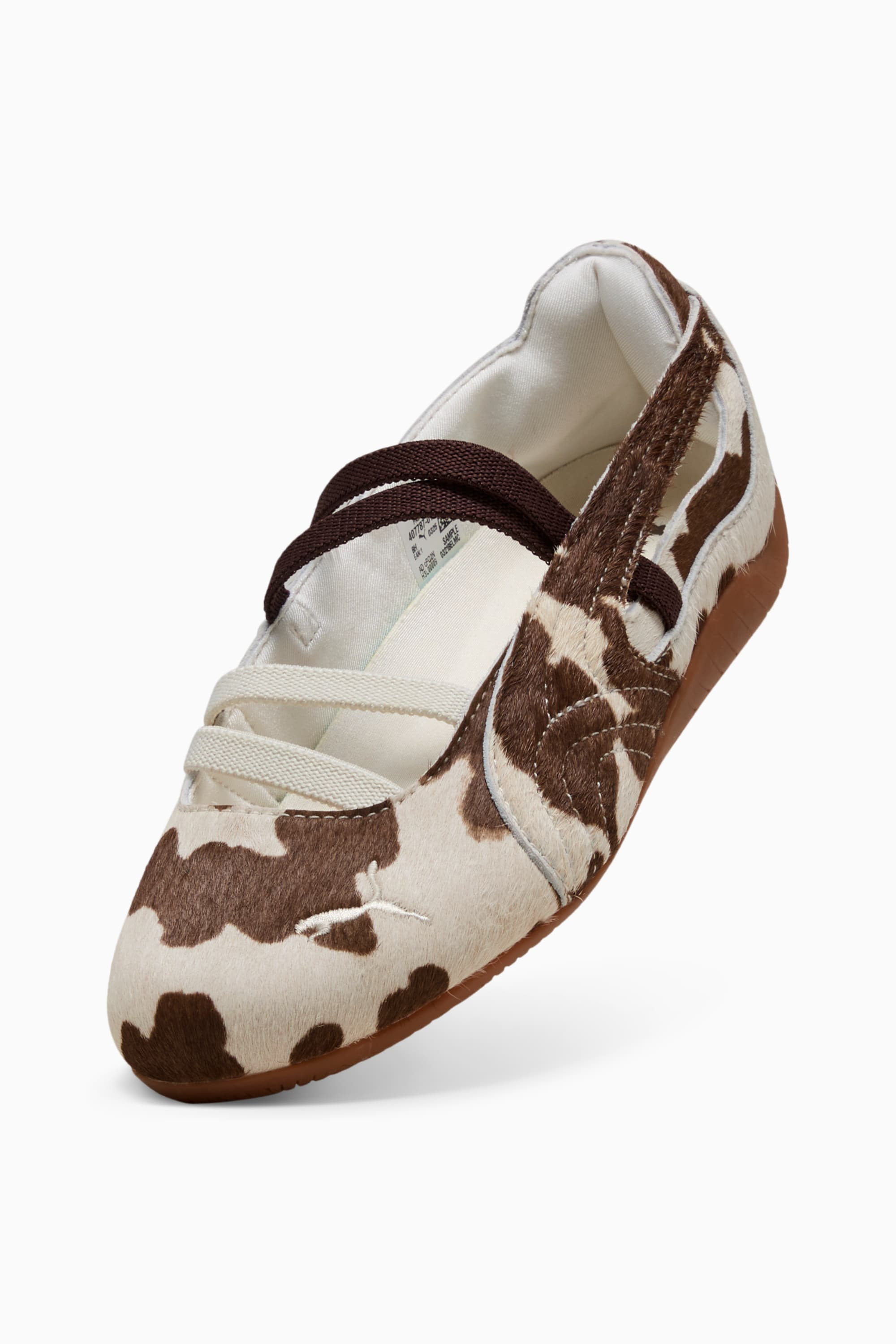 Speedcat Ballet Cow Print Women's Shoes - 8