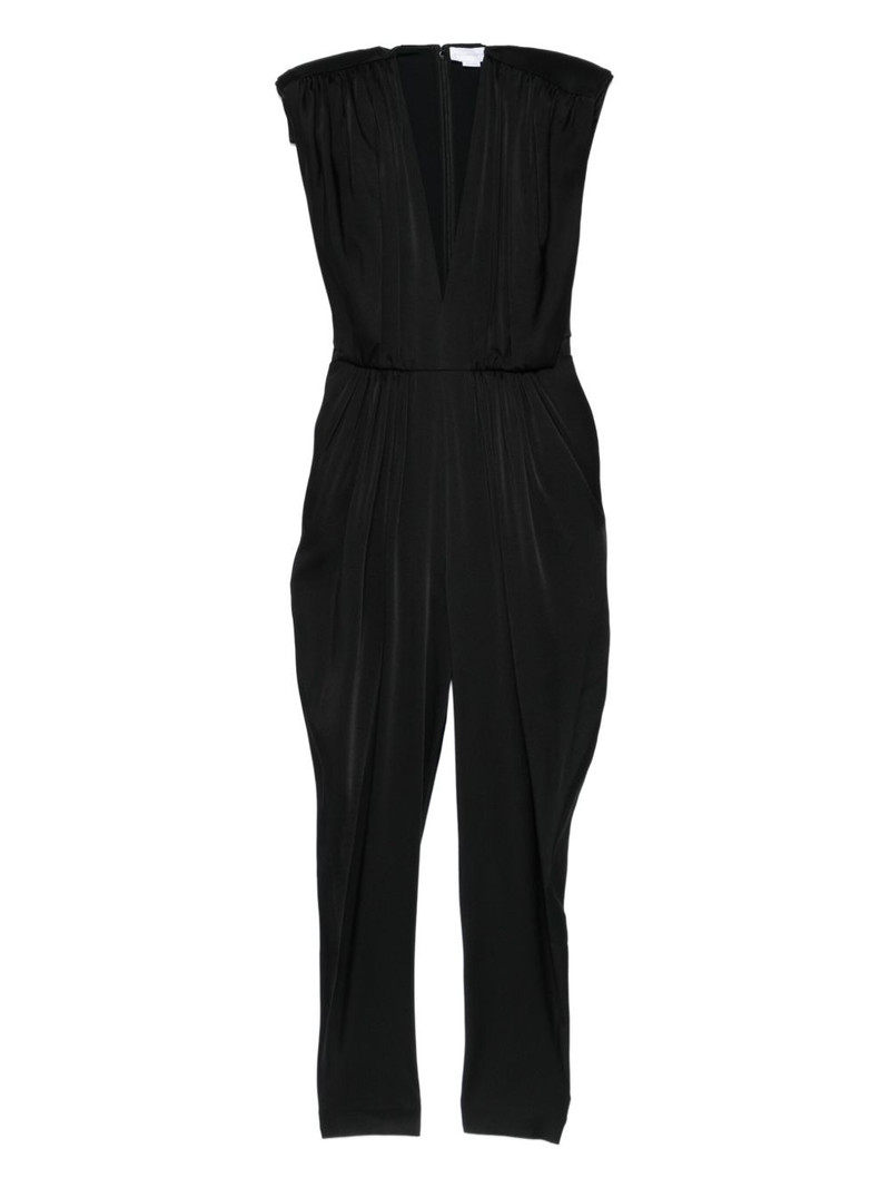 plunge-neck jumpsuit 1
