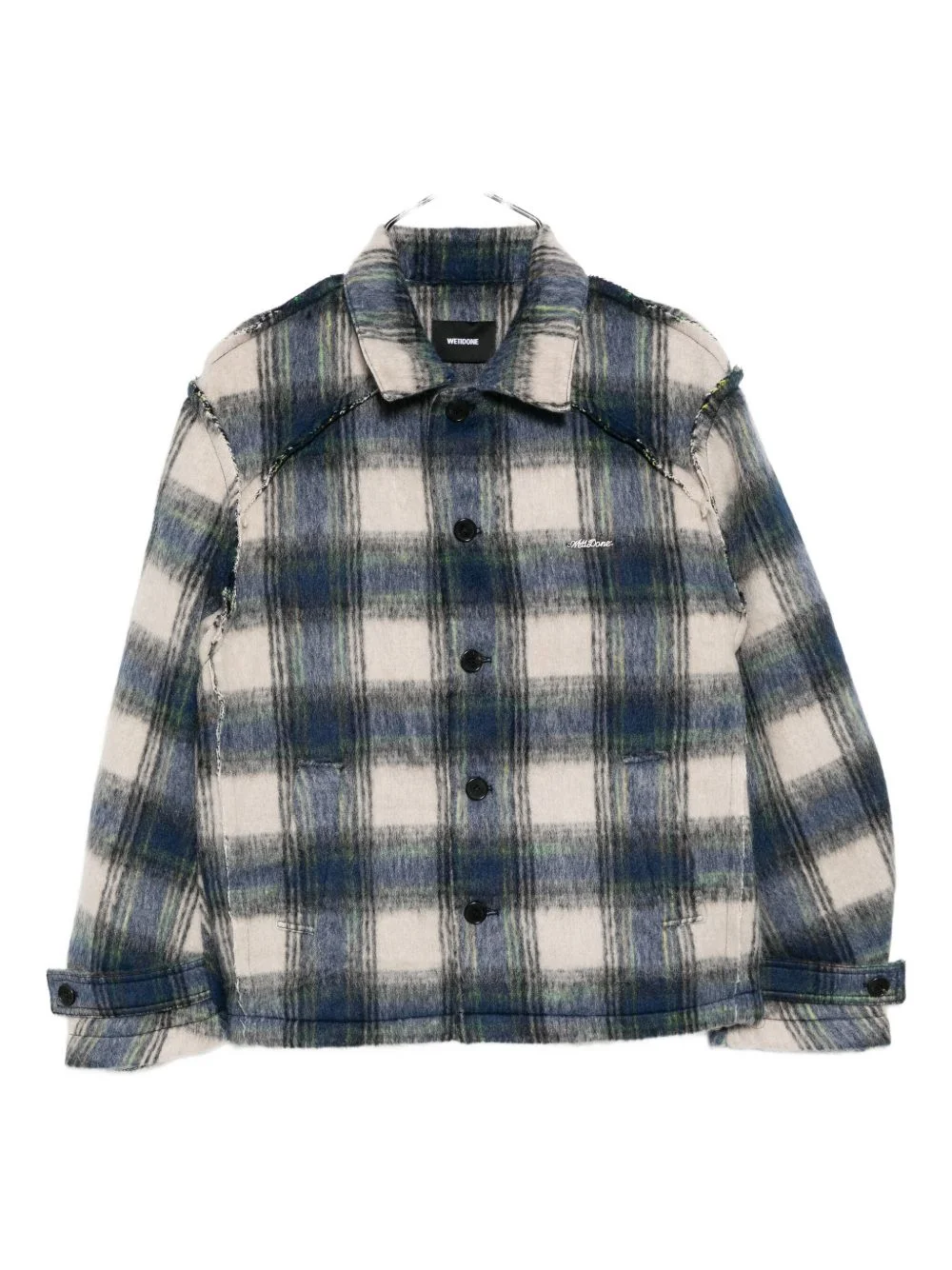 inside out plaided jacket - 1