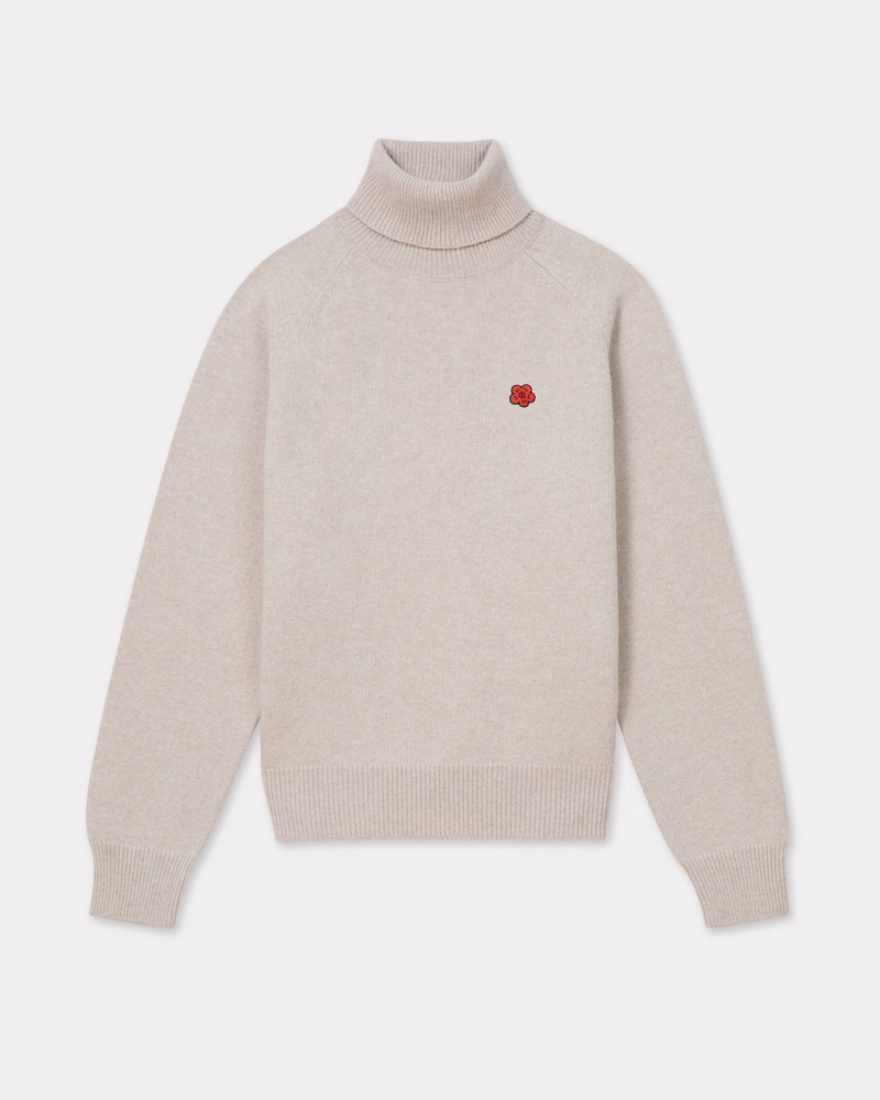 'Boke Flower' embroidered turtleneck jumper in wool 1