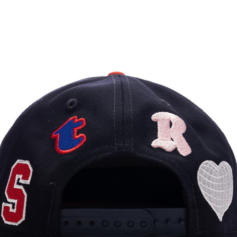 SAINT MICHAEL X NEW ERA MX6 H ASTROS CAP - NAVY/ORANGE 5