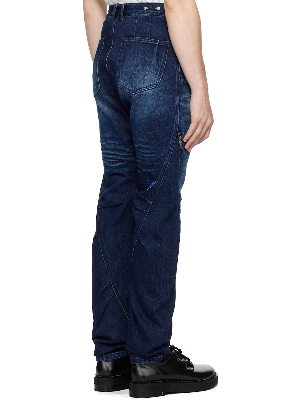 Blue Faded Jeans - 3