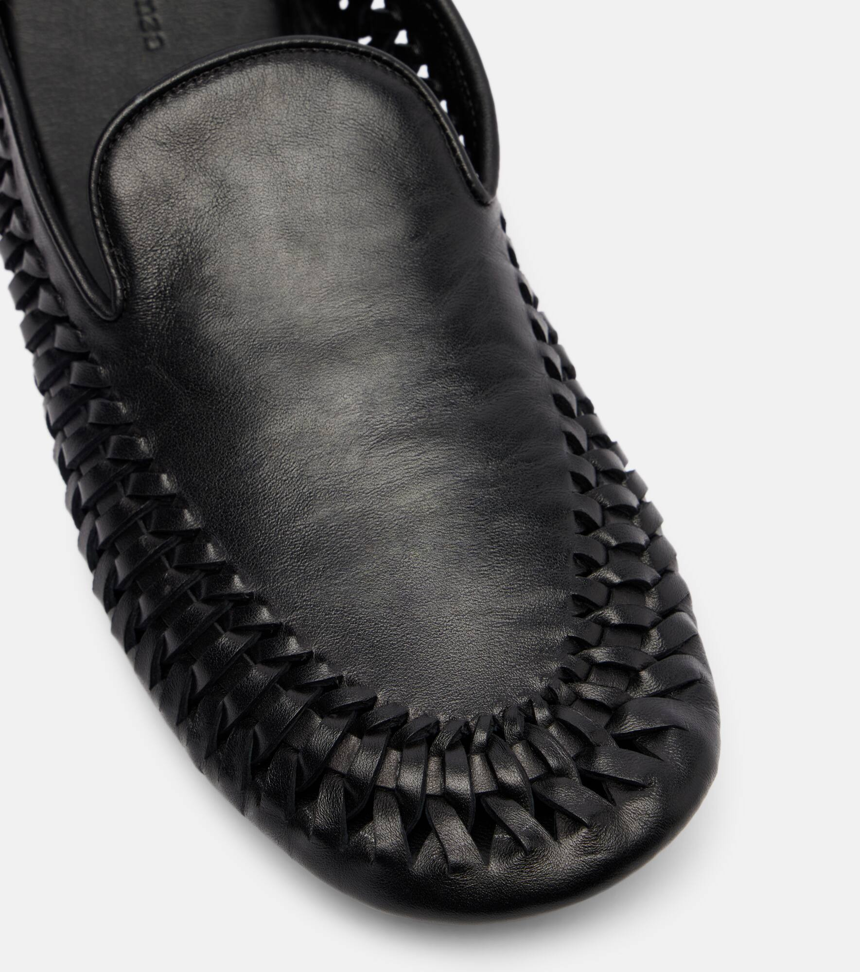 Whip leather loafers - 5