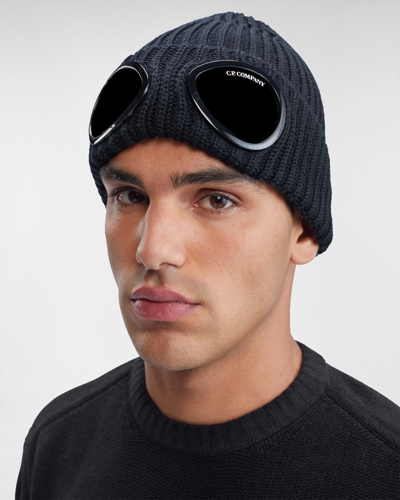C.P. Company Extra Fine Merino Wool Goggle Beanie outlook