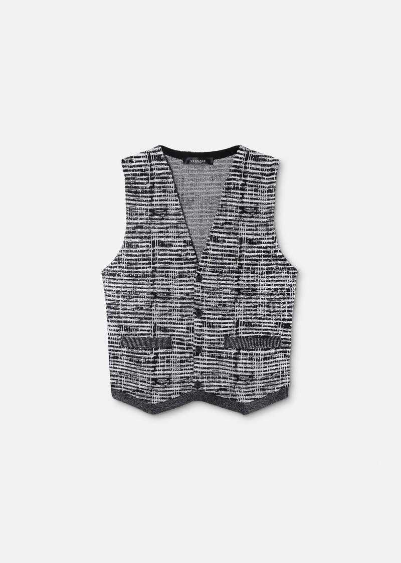 Metropolitano Check Sweater Vest 1