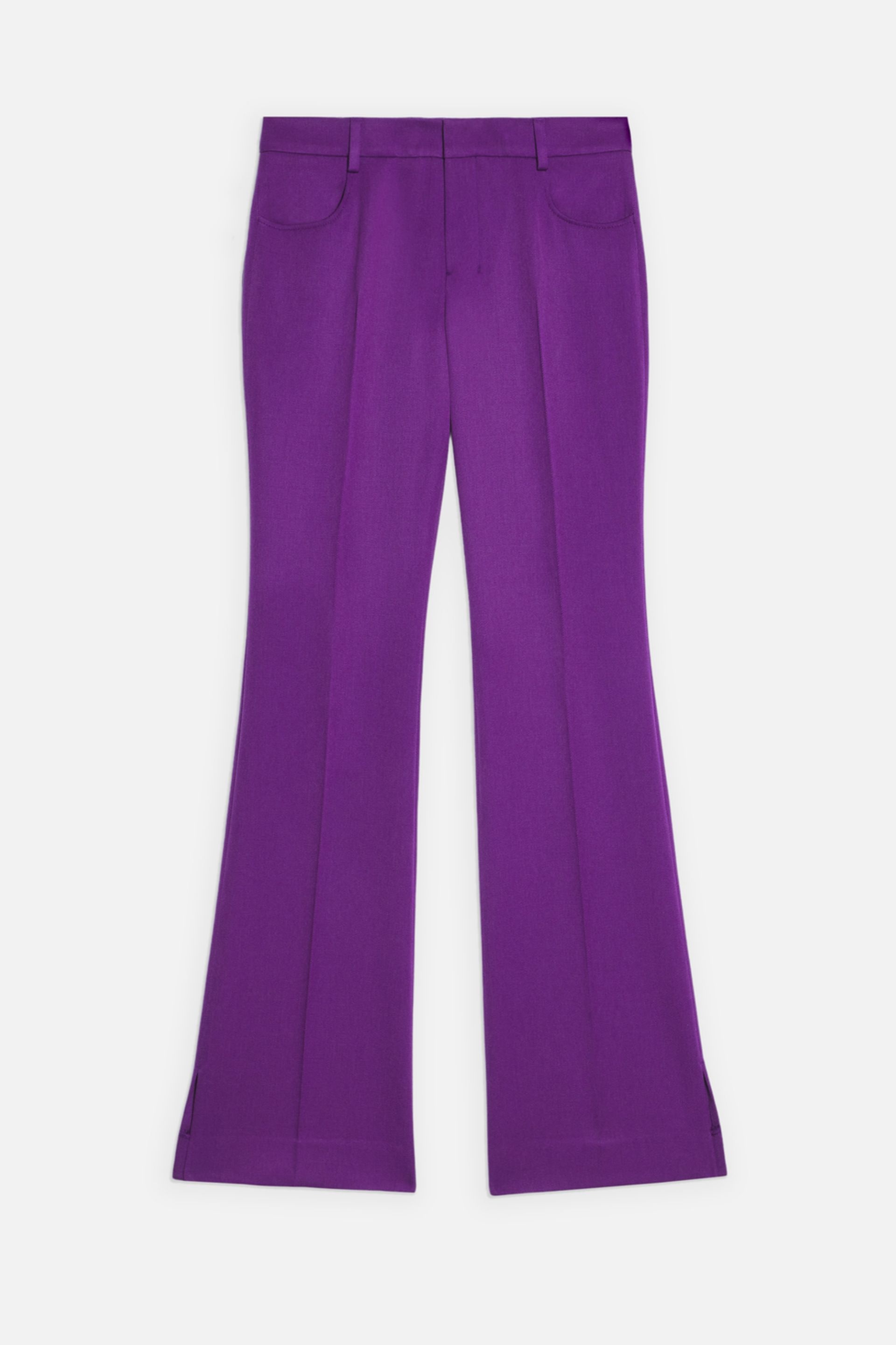 Flare Fit Trousers - 1