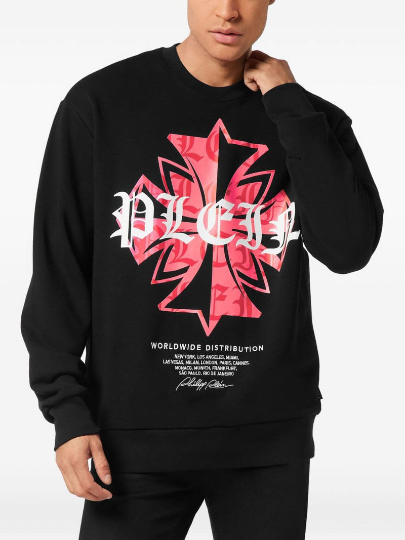 crest-print sweatshirt 3