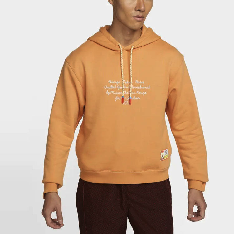 Air Jordan x Maison Chateau Rouge Crossover Hoodie 'Orange' DJ9773-839 - 5