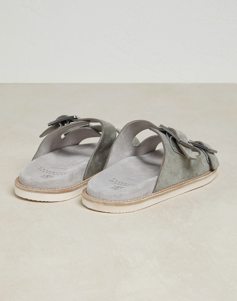Washed suede urban slides 3