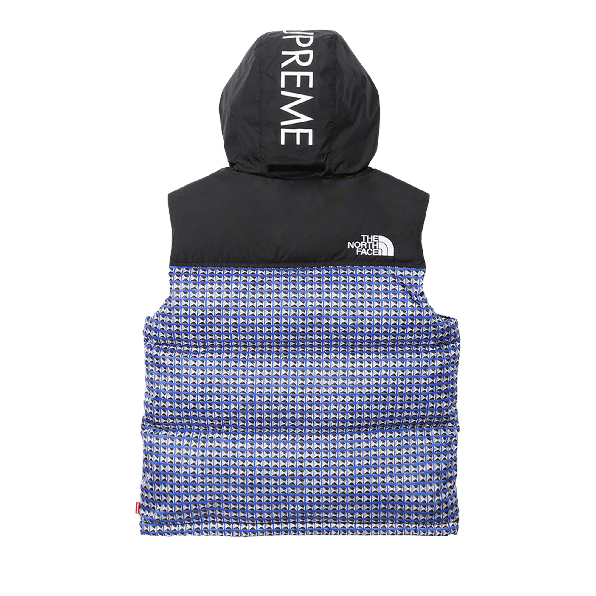 Supreme x The North Face Studded Nuptse Vest 'Royal' - 2