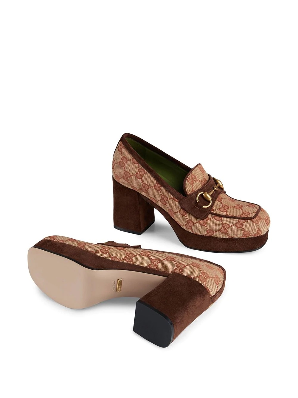 GG platform mid-heel loafers - 5