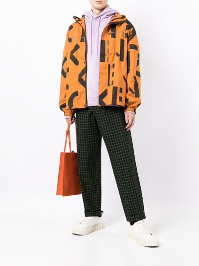 KENZO logo zipped parka jacket outlook