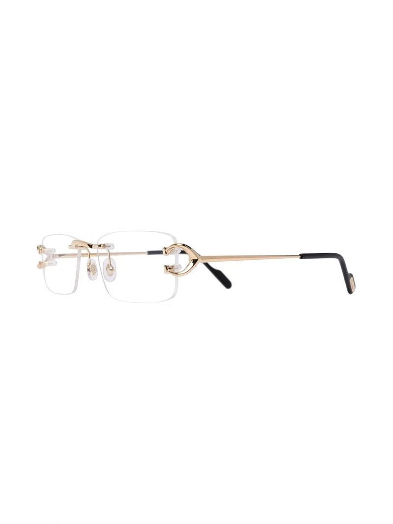 Cartier square-frame glasses outlook
