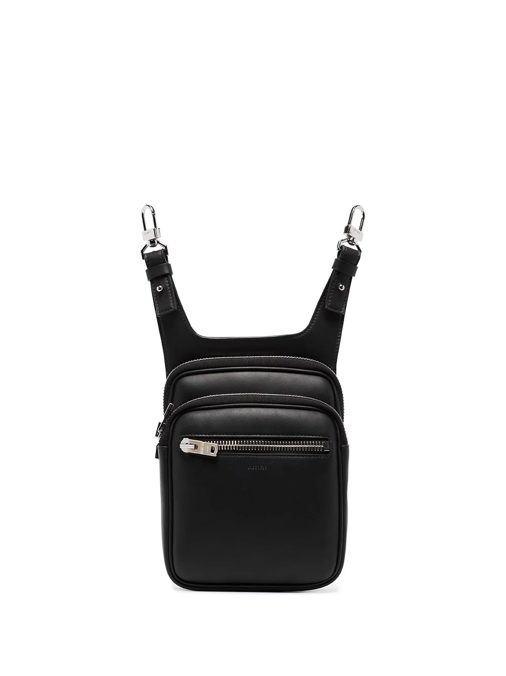 hook-on leather hip pouch - 1