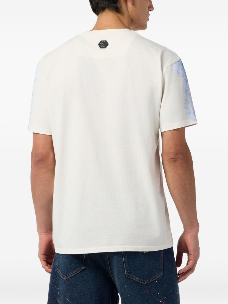 crew-neck skull T-shirt 4