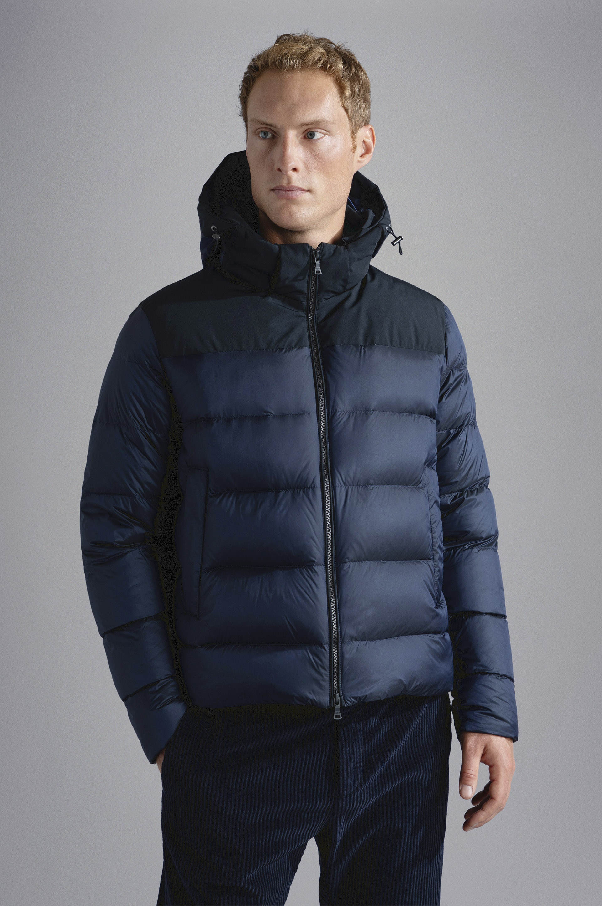 COLOR BLOCK DOWN JACKET - 5